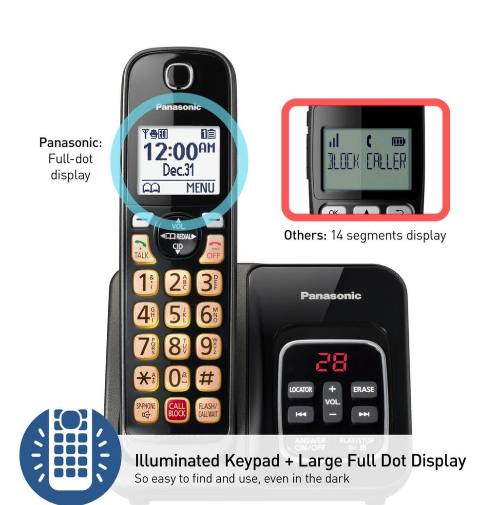 Panasonic KX-TGD830M cordless telephone system