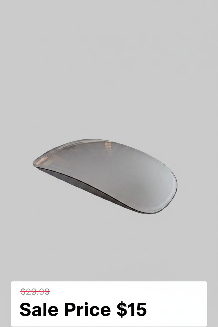 Apple Magic Mouse 1 (A1296) Wireless Bluetooth - White (Grade B)