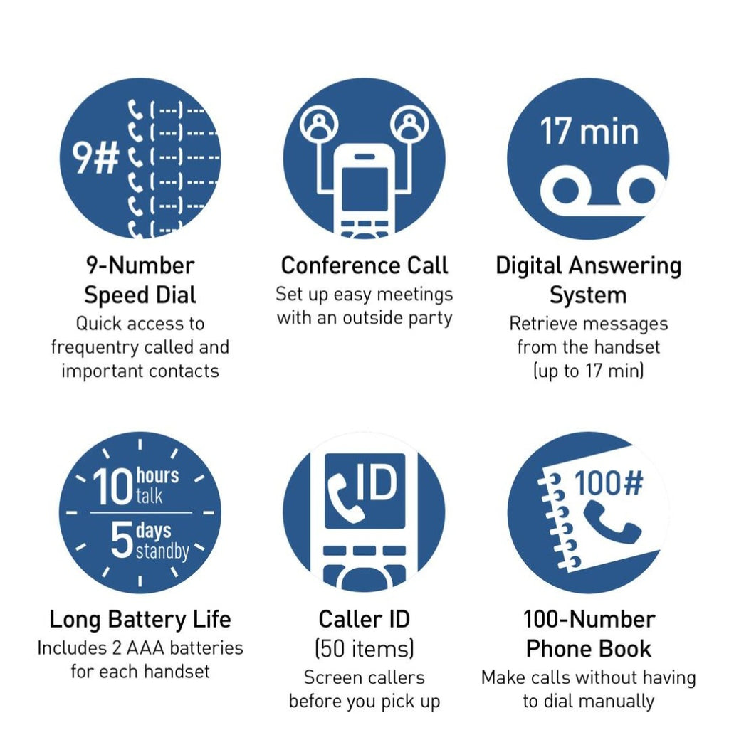 Panasonic KX-TGD830M cordless telephone system