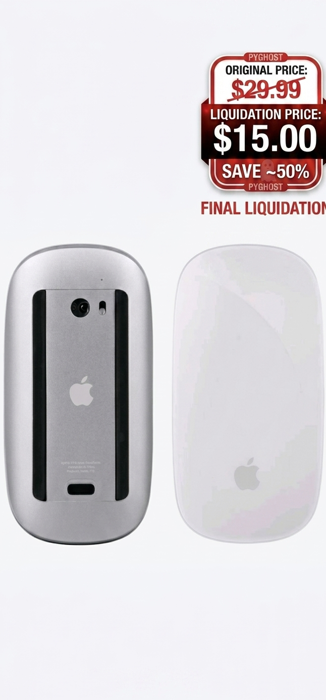 Apple Magic Mouse 1 (A1296) Wireless Bluetooth - White (Grade B)